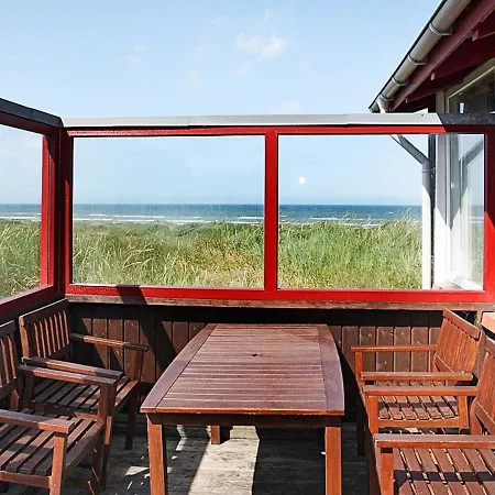 펜션 Three-bedroom Holiday In Lokken 65 *